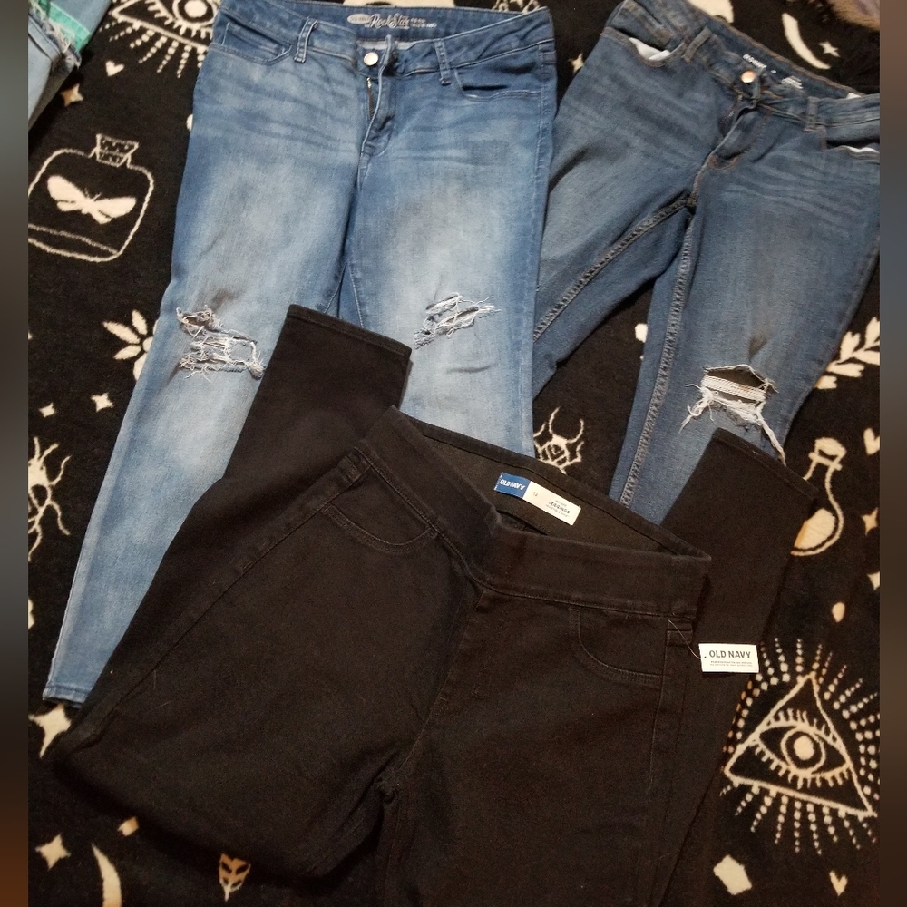 3 pair Old Navy jeans
